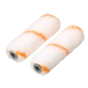 Paint Rollers, Sleeves and Trays, Draper 20798 Medium Pile Polyester Roller Sleeves, 4"/100mm (Pack of 2) , Draper