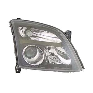 Lights, Right Headlamp (Black Bezel) for Opel VECTRA C GTS 2002 2005, 