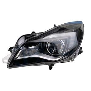 Lights, Left Headlamp (Halogen, Takes HIR Bulb, With W1W Daytime Running Light, Supplied  With Motor, Original Equipment) for Opel INSIGNIA Hatchback 2014 2017, 