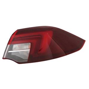 Lights, Right Rear Lamp (Outer, On Quarter Panel, Hatchback Models, LED / Halogen, Supplied Without Bulbholder) for Vauxhall INSIGNIA Mk II 2017 on, 