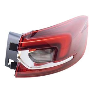 Lights, Right Rear Lamp (Outer, On Quarter Panel, LED, Estate Models, For Vehicles With Halogen Headlamps, Original Equipment) for Opel INSIGNIA B Grand Sport 2017 on, 
