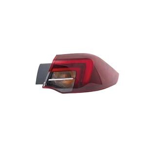 Lights, Right Rear Lamp (Outer, On Quarter Panel, LED, Hatchback Models, For Vehicles With Halogen Headlamps, Original Equipment) for Opel INSIGNIA B Grand Sport 2017 on, 