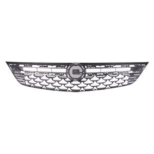 Grilles, Opel Astra K 2015 2019 Front Bumper Grille, Matt Dark Grey, Supplied Without Chrome Trim, TUV Approved, 