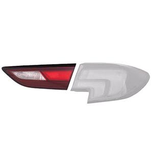 Lights, Right Rear Lamp (Inner, On Boot Lid, 5 Door Hatchback Only, Standard Bulb Type, Supplied With Bulbholder, Original Equipment) for Opel ASTRA K 2015 2019, 