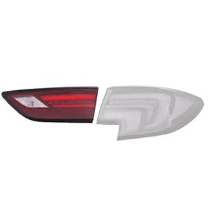 Lights, Right Rear Lamp (Inner, On Boot Lid, 5 Door Hatchback Only, LED Type, Original Equipment) for Vauxhall ASTRA 2015 2019, 