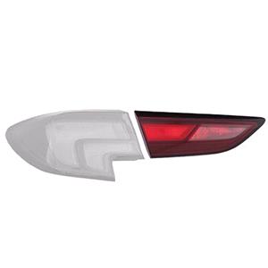 Lights, Left Rear Lamp (Inner, On Boot Lid, 5 Door Hatchback Only, Standard Bulb Type, Supplied With Bulbholder, Original Equipment) for Vauxhall ASTRA 2015 2019, 