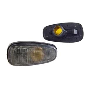Lights, Side Repeater Indicator Lamp Kit, Smoked for Opel ASTRA G Convertible, 