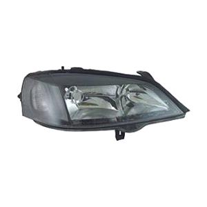 Lights, Right Headlamp (Black Bezel) for Opel ASTRA G Coupe 2003 2004, 