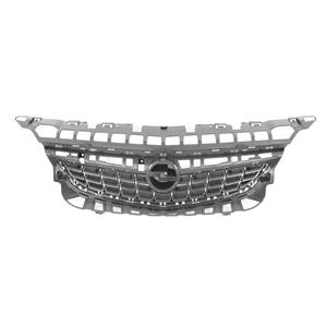 Grilles, Vauxhall Astra J 2010 2012 Grille, Matte Dark Grey, TUV Approved, 