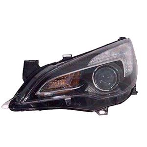 Lights, Left Headlamp (Halogen, Takes HIR  Bulb, With W1/5W Daytime Running Light, Supplied With Bulbs & Motor, Original Equipment) for Vauxhall ASTRA GTC Mk VI 2011 2015, 