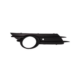 Grilles, Opel Corsa D 2006 2011 RH (Drivers Side) Front Bumper Grille, Matte Black, With Fog Lamp Hole, 