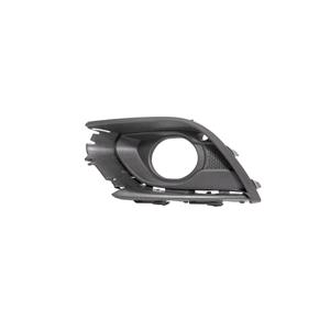 Grilles, Opel Corsa E 2015 2019 LH (Passengers Side) Front Bumper Grille, Matte Black, With Hole For Fog Lamp, 