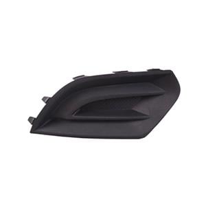 Grilles, Opel Corsa E 2015 2019 RH (Drivers Side) Front Bumper Grille, Matte Black, Without Hole For Fog Lamp, 
