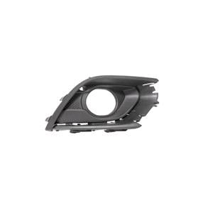 Grilles, Opel Corsa E 2015 2019 RH (Drivers Side) Front Bumper Grille, Matte Black, With Hole For Fog Lamp, 