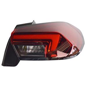 Lights, Right Rear Lamp (Outer, On Quarter Panel, LED / Halogen, Supplied With Bulbholder, Original Equipment) for Vauxhall CORSA Mk V 2019 to 2023, 