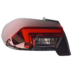 Lights, Left Rear Lamp (Outer, On Quarter Panel, LED / Halogen, Supplied With Bulbholder, Original Equipment) for Vauxhall CORSA Mk V 2019 to 2023, 