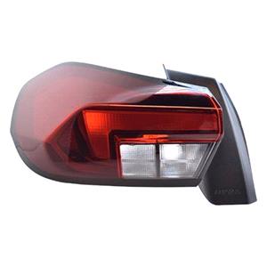 Lights, Left Rear Lamp (Outer, On Quarter Panel, Supplied With Bulbholder, Original Equipment) for Vauxhall CORSA Mk V 2019 to 2023, 