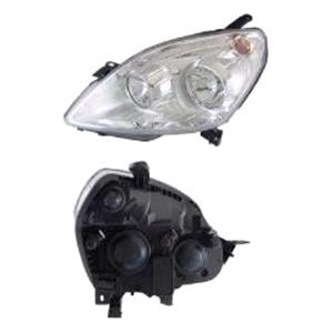 Lights, Left Headlamp (Halogen, Original Equipment) for Vauxhall ZAFIRA Mk II 2008 on, 
