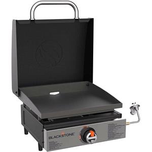 Outdoor Cooking Equipment, Blackstone 17'' Tabletop Griddle with Hood, Blackstone