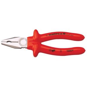 VDE Pliers, Knipex 21453 200mm Fully Insulated S Range Combination Pliers, Knipex