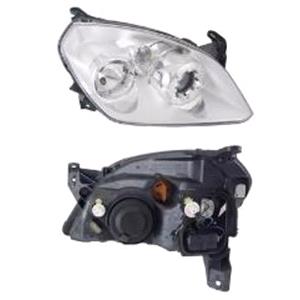 Lights, Right Headlamp (With Chromed Ring, Supplied With Motor, Original Equipment) for Vauxhall TIGRA TwinTop 2004 on, 