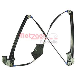 Window Regulators, METZGER Window Regulator, Left Front Electric without electric motor (2160040), METZGER