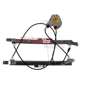 Window Regulators, Window Regulator, Right Front Electric without electric motor (2160139), METZGER