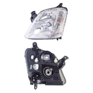 Lights, Left Headlamp (Halogen, Takes H7 / H1 Bulbs, Supplied With Motor) for Opel MERIVA 2003 2010, 