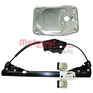 Window Regulators, Window Regulator, Right Front 4 Door Electric without electric motor (2160214), METZGER