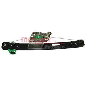 Window Regulators, Window Regulator, Right Rear Electric without electric motor (2160242), METZGER