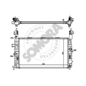 Radiators, Somora Radiator   216040, SOMORA