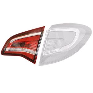 Lights, Right Rear Lamp (Inner, On Boot Lid, Supplied With Bulbholder, Original Equipment) for Opel MERIVA B 2013 to 2017, 