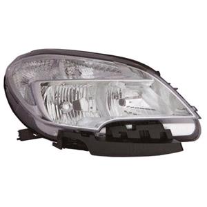 Lights, Right Headlamp (Halogen, Takes H7 / HB3 Bulbs, Supplied With Motor) for Opel MOKKA 2013 2016, 