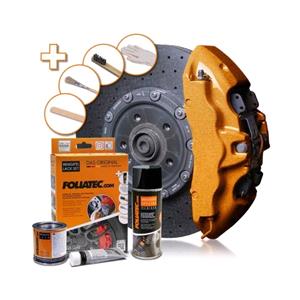 Specialist Paints, Foliatec Brake Caliper Paint Lacquer   Vintage Copper Matallic 7 Piece Component Set, FOLIATEC