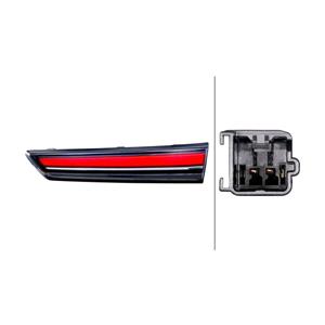 Lights, Right Rear Lamp (Inner, On Boot Lid, LED, Original Equipment) for Vauxhall MOKKA 2020 Onwards, 