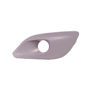 Grilles, Peugeot 308 2014 2021 LH (Passengers Side) Front Bumper Grille, Outer, Primed, With Hole For Fog Light, Active Models, 