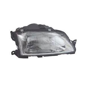 Lights, Right Headlamp (Single Reflector, H4 Bulb) for Peugeot 306 Convertible 1993 1997, 