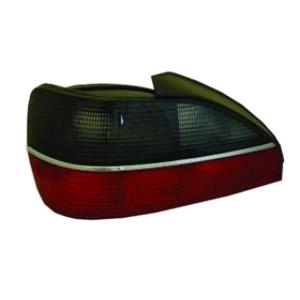 Lights, Left Rear Lamp (Saloon, With Chrome Moulding) for Peugeot 306 1999 2002, 