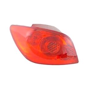 Lights, Left Rear Lamp (Hatchback, Supplied With Bulbholder, Original Equipment) for Peugeot 307 2005 2007, 