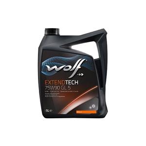 Manual Transmision Oils, WOLF EXTENDTECH 75W90  GL5 5L(2209), WOLF