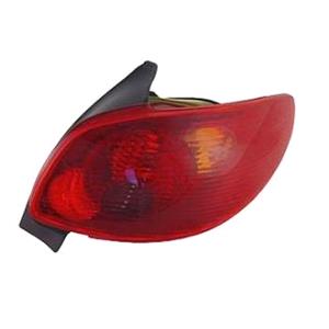 Lights, Right Rear Lamp (Hatchback, Supplied Without Bulbholder) for Peugeot 206 Van 2003 2007, 