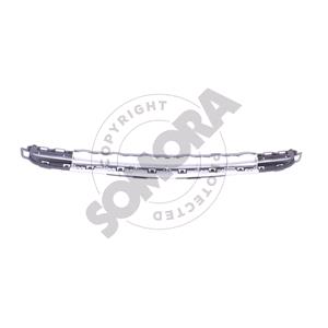 Grilles, Peugeot 207 2010 2012 Front Bumper Grille, Upper, Grey, Sport Type, 