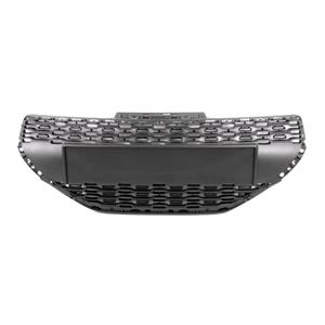 Grilles, Peugeot 208 2012 2015 Grille, Matte Black, With Holes For Chrome Trim, TUV Approved, 