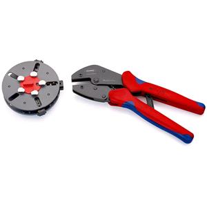 Crimping Tools, KNIPEX MultiCrimp Lever Action Crimping Pliers, 0.25 — 6.0 mm² Capacity, 250mm, Knipex