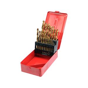 Drill Bit Sets, TWIST DRILL SET TYTAN 1 10MM / 19PCS, STHOR