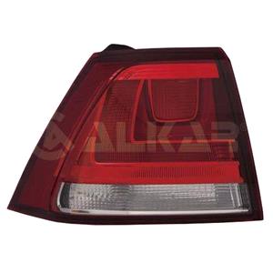 Lights, Left Tail Lamp (Outer Section, for LHD Vehiles) for Volkswagen GOLF VII 2012 to 2019, Alkar