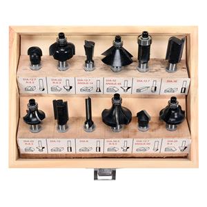 Hardware, ROUTER BIT SET 12PCS, VOREL