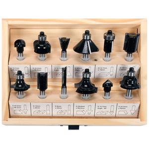 Hardware, ROUTER BIT SET OF 12 PCS, VOREL