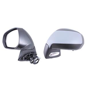 Left Wing Mirror (electric, heated, primed cover) for Peugeot 3008, 2009 Onwards