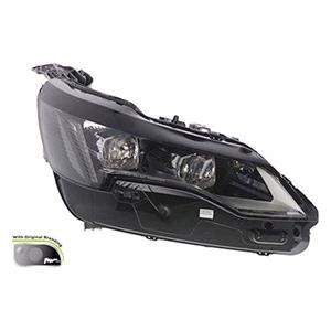 Lights, Right Headlamp (Full LED, GT Line, Supplied Without Control Modules, Original Equipment) for Peugeot 5008 II 2021 to 2023, 